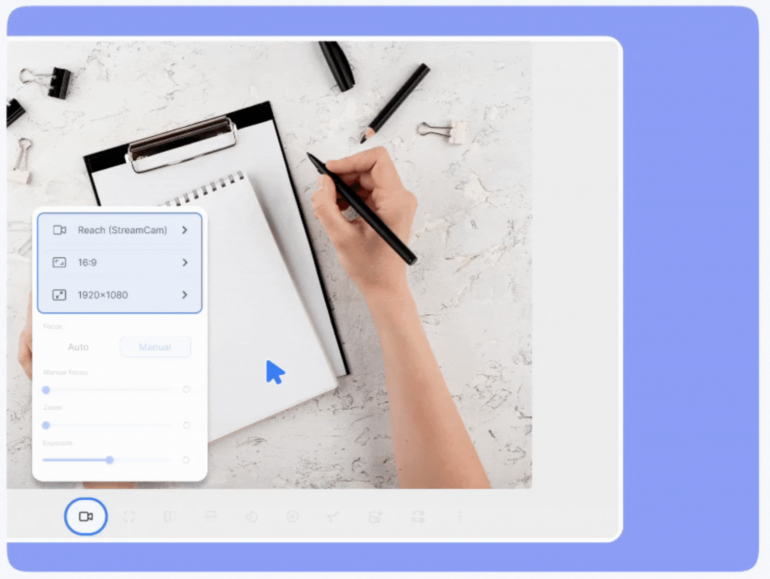 Easy Camera Setup demo animation