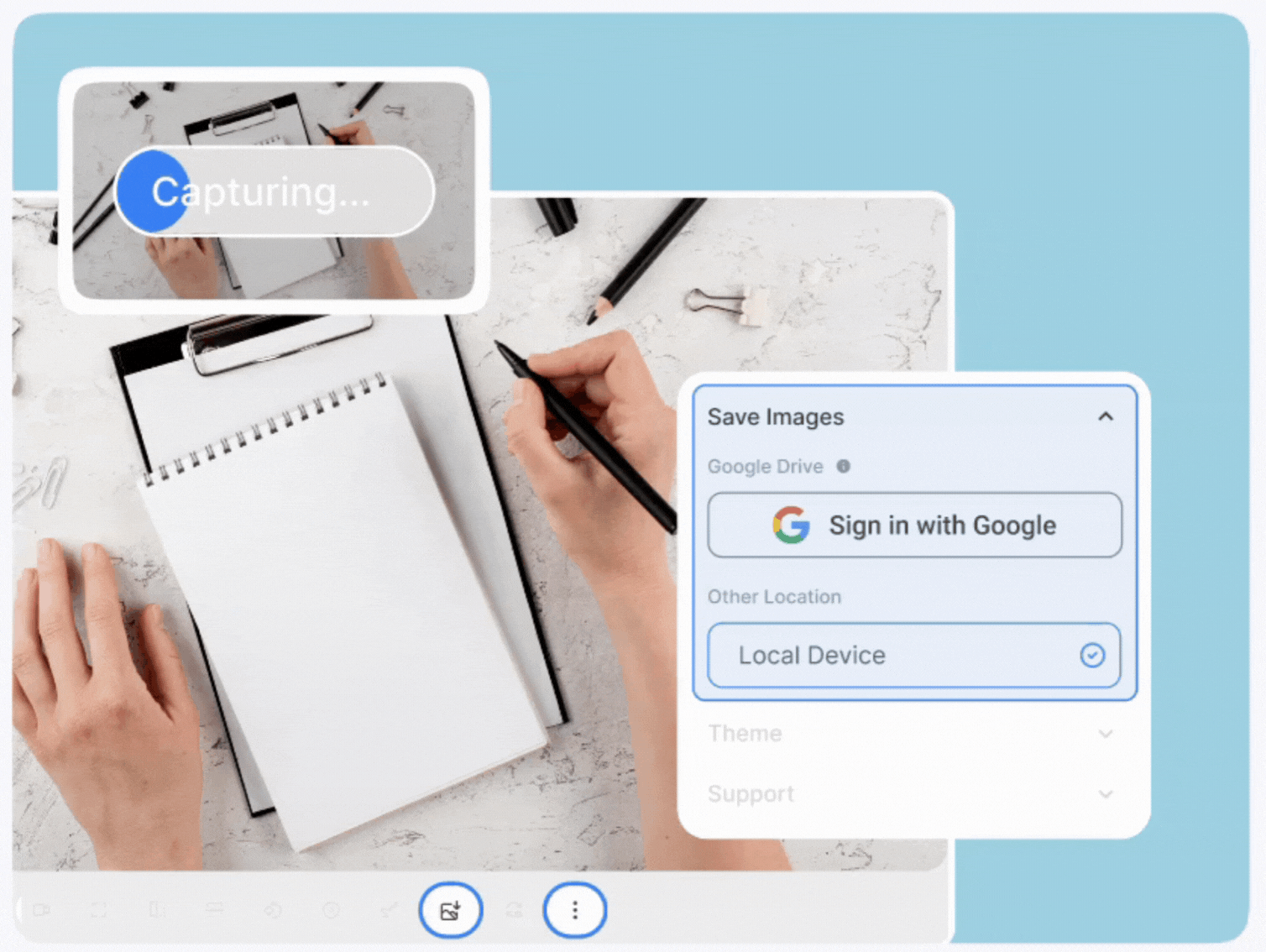 Capture and Store demo animation