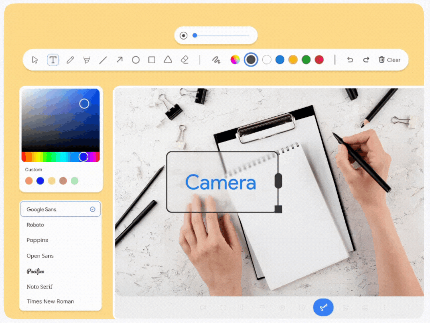 On-Screen Annotation demo animation