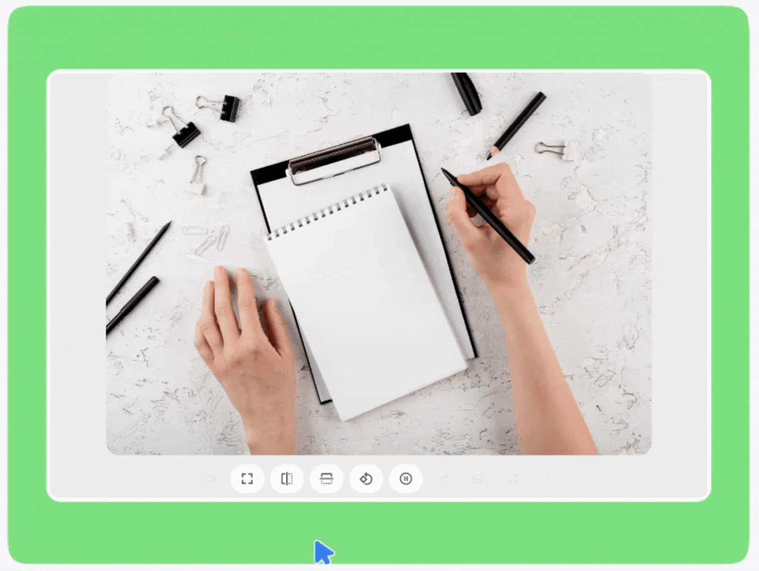 Live Feed Adjustments demo animation